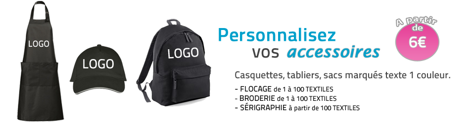 Tee-shirt, polos, chemises, casquette personnalisés